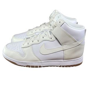 Nike White High-Top Athletic Shoes